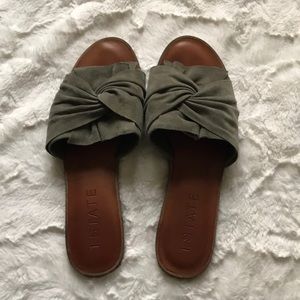 1. State Slide Suede Sandals size 7.5